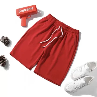 Solid Color Breathable Gym Shorts