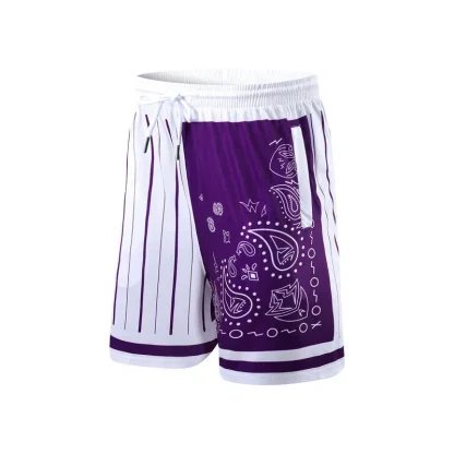 Quick Dry Printed Gym Shorts - Image 4