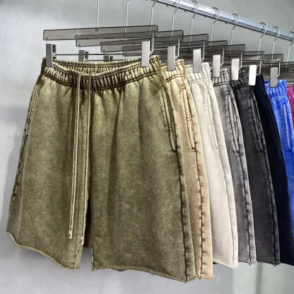 Acid Washed Gym Short - Image 7