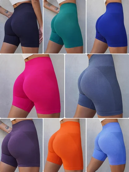 Quick Dry Seamless Gym Shorts - Image 6