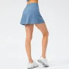 Solid Color Tennis Gym Short - Image 7