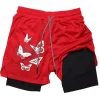 Breathable Printed Gym Shorts - Image 4
