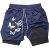 Breathable Printed Gym Shorts - Image 5