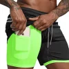 Men's Double Layer Gym Shorts - Image 2