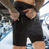 Men's Double Layer Gym Shorts - Image 3