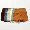 High-waist Solid Gym Shorts - Image 6