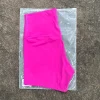 High-waist Solid Gym Shorts - Image 3